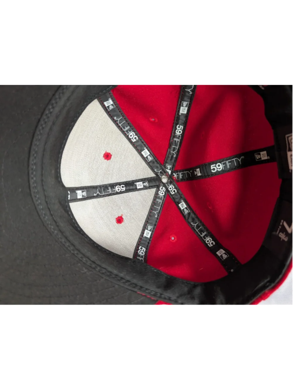 New Era 59FIFTY Cleveland Indians MLB On-Field Fitted Cap Red/Black Size 7 3/8